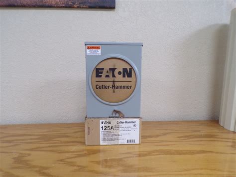 Eaton Cutler Hammer 125 Amps Ringless Overhead Underground Meter Socket