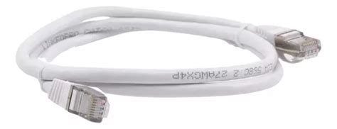 Patch Cord Cat A G Blindado M Ft Blanco Mercadolibre