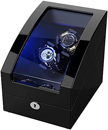 Amazon TRIPLE TREE Double Watch Winder 3 Soft Leather Watch