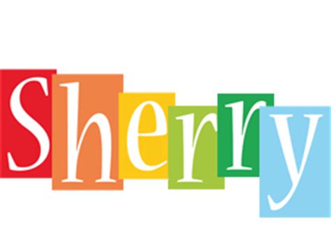 Sherry Logo | Name Logo Generator - Smoothie, Summer, Birthday, Kiddo, Colors Style