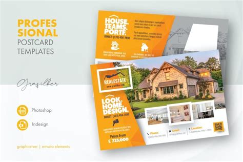 Real Estate Postcard Templates - Free Download