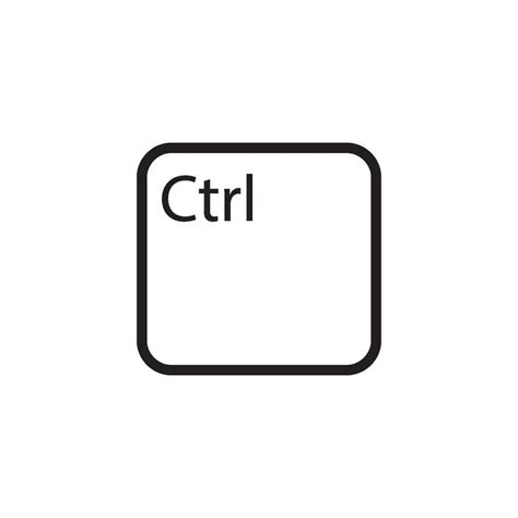 ctrl key icon vector 29269410 Vector Art at Vecteezy