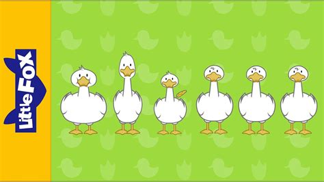 Six Little Ducks | Nursery Rhymes | By Little Fox - YouTube