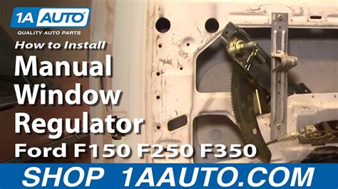 How To Install Replace Manual Window Regulator Ford F F F