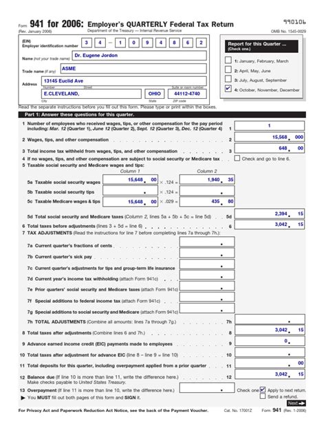 Printable 941 Withholding Tax Form Printable Forms Free Online