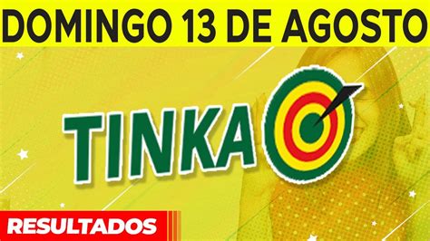 Resultado De Tinka Del Domingo 13 De Agosto Del 2023 YouTube