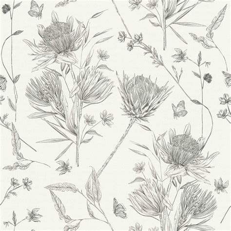 cream and black wallpaper 3