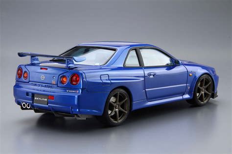 Aoshima 1/24 NISSAN BNR34 SKYLINE GT-R V-spec II '02 A005858