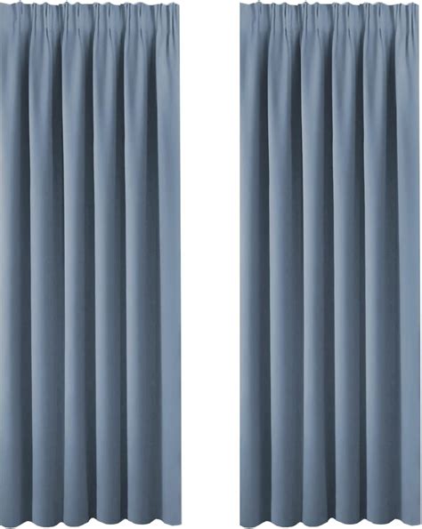 Enhanced Living Matrix Grey Silver Thermal Blockout Tape Top Curtains