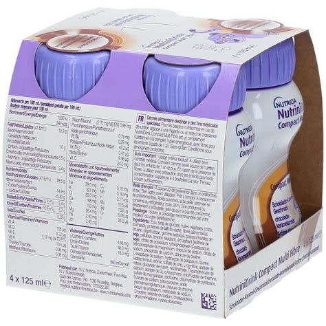 Nutricia Nutrinidrink Compact Multi Fibre Chocolat Caramel X Ml