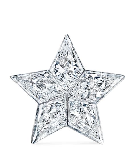 MARIA TASH White Gold Invisible Set Diamond Star Threaded Stud Earring