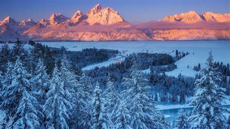 Winter Grand Teton Wallpapers - Wallpaper Cave