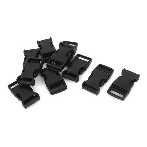 10 Pcs Plastic Side Quick Release Buckles Webbing Strap Clasp 20mm