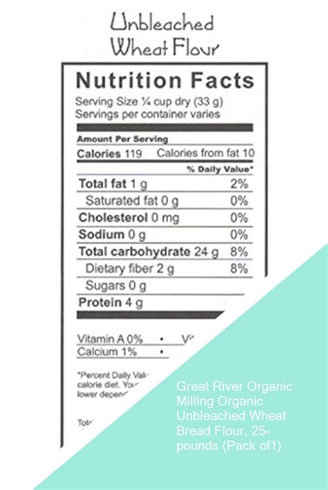 30 Bread Flour Nutrition Label - Labels Database 2020