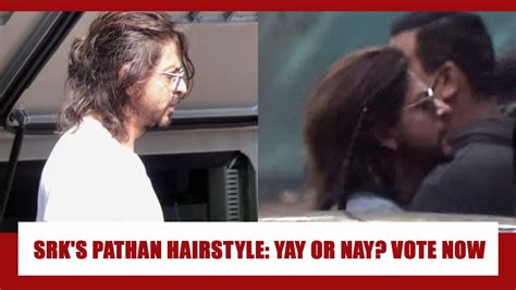 Shah Rukh Khan's braid hairstyle in Pathan is a YAY or NAY? Vote Now