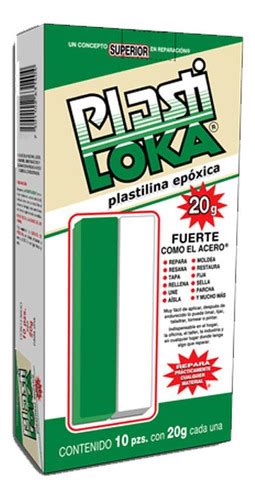 Plastilina Epóxica Plasti loka 20gcaja 10pzs Envió Gratis Meses sin