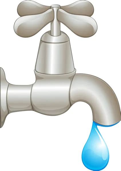 Tap Dripping Stock Vector Image By Fractal