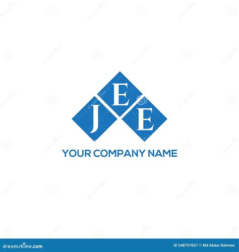 Jee Letter Logo Design On Black Background Jee Creative Initials