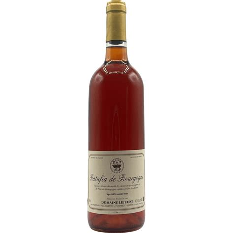 Ratafia de Bourgogne Domaine LEJEUNE Caveau à Auxey