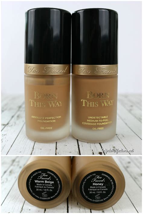 Too Faced Born This Way Foundation Honey Warm Beige Review