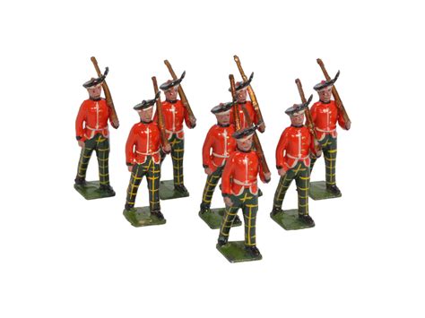 C1950s Vintage W Britains Military Lead Toy Soldiers Royal Scots