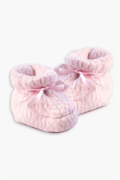 Pantufa Quentinha De Sherpa Rosa Para Beb Dedeka