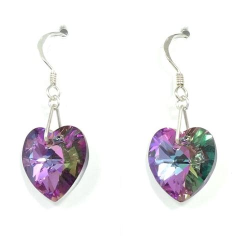 Swarovski Crystal Purple Vitrail Medium Swarovski Heart