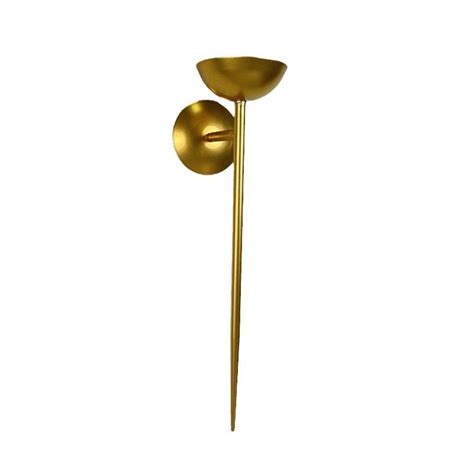 Modern Sconce Solid Metal Wall Holder Candlestick Simple and