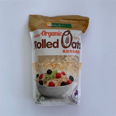 Organic Rolled Oats -500gm - Moslawala