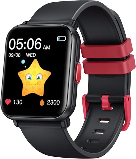 PTHTECHUS Fitness Tracker Montre Intelligente Sport Pour Enfants Avec