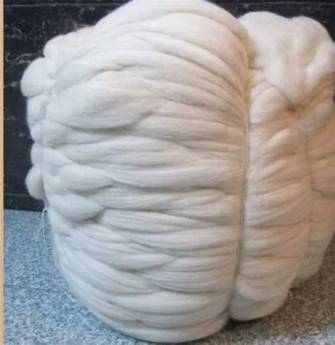 Lb Wholesale Wool Roving Natural Un Dyed White Wool Top Etsy