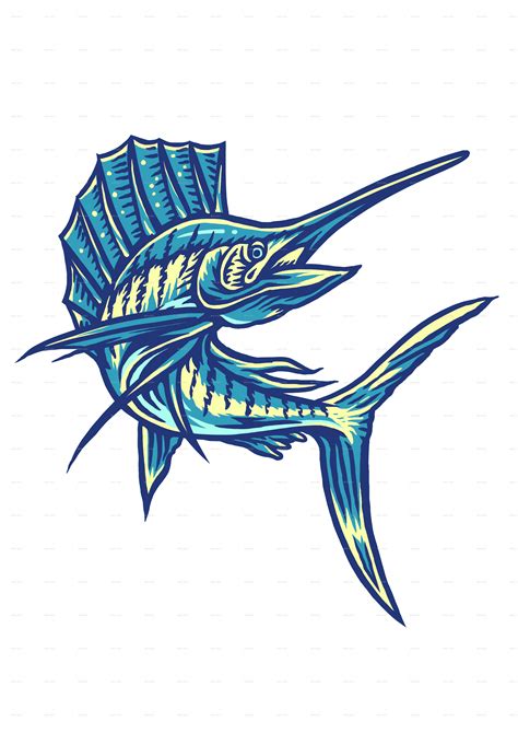 Vector Sailfish Vectors Graphicriver