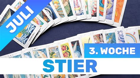 Stier KW 29 17 Juli 23 Juli 2023 Vorfreudige Stimmung Tarot