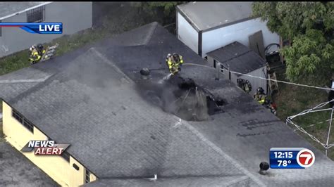 Firefighters Work To Extinguish House Fire In Miami Gardens Wsvn