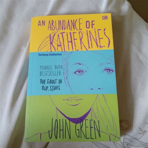 Jual Novel An Abundance Of Katherines Tentang Katherine Preloved John