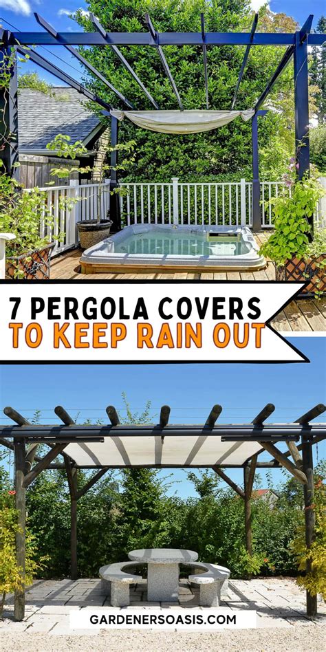 DIY Pergola Cover Ideas: 7 Ways To Protect Your Patio From Sun And Rain