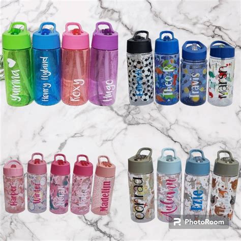 Personalised Kids Water Bottle, Back to School, Drink Bottle, Wedding ...