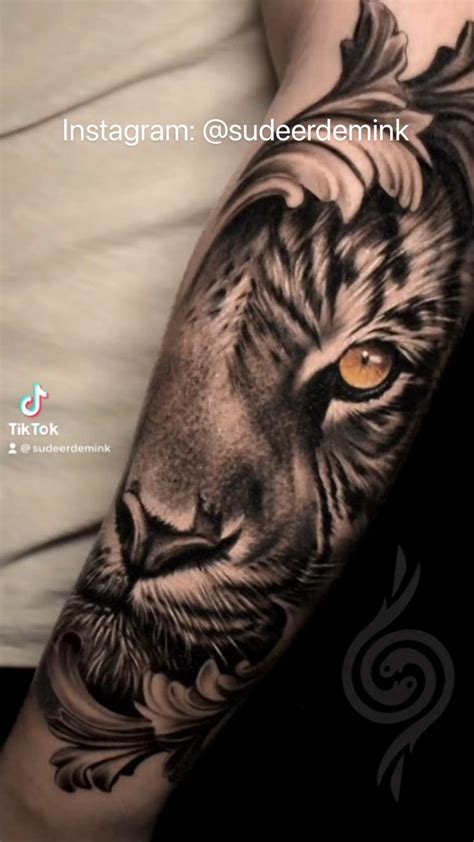 Realistic Tiger Tattoo By Sude Erdem Ink Sponsored By Xtreme Tattoo