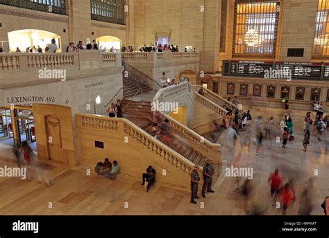 The East Staircase In The Main Concourse In Grand Central Terminal