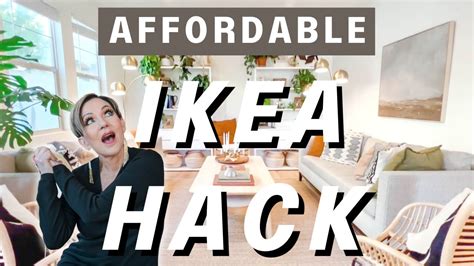 Affordable Ikea Hack 2023 Living Room Makeover And Indoor Plant Tips Youtube