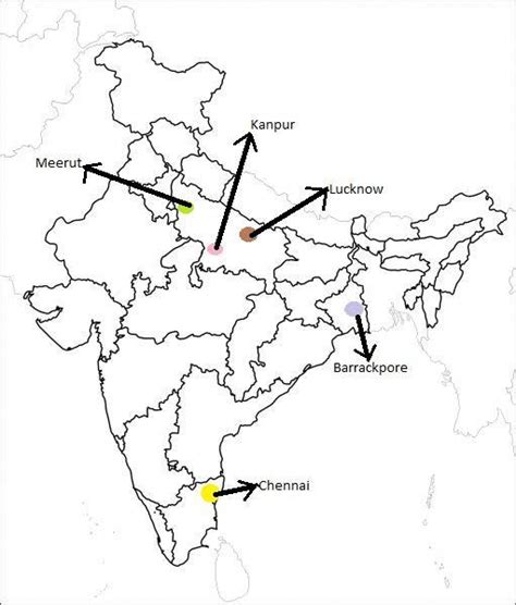 Meerut India Map