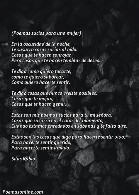 Cinco Poemas Sucios Para Mujer Poemas Online