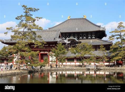 Japan Nara Todaiji Temple Daibutsuden Hall Stock Photo Alamy