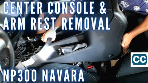 How To Remove Nissan Navara NP300 Center Console Arm Rest YouTube