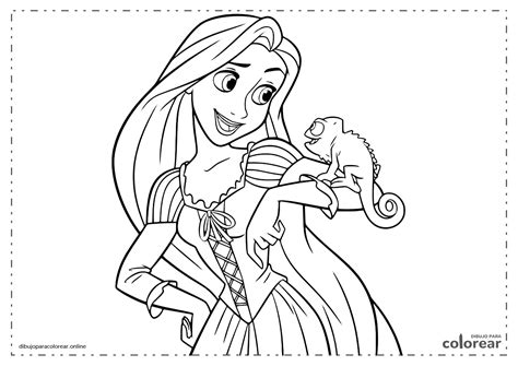 Dibujos Para Colorear Rapunzel