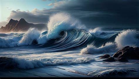 Ocean Waves At Night Stock Photos, Images and Backgrounds for Free Download