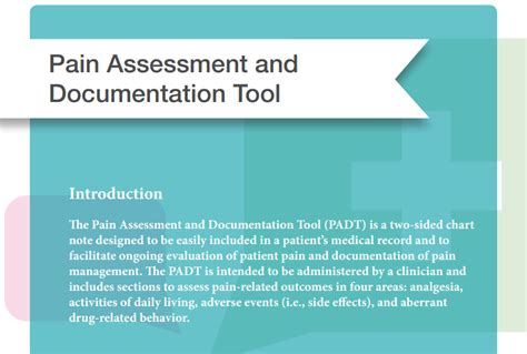 Tools For Assessing Longitudinal Progress In Pain Management U M