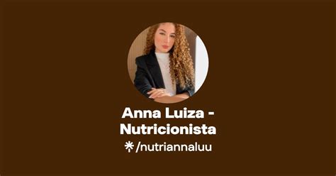 Anna Luiza Nutricionista Linktree