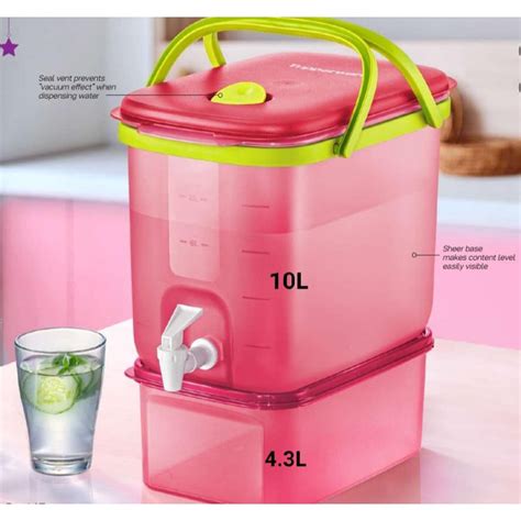 Tupperware Wonderful Set Water Dispenser 10l Modular Mates