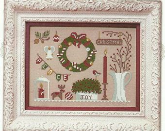 Christmas Preparation At The Barn Counted Cross Stitch Pattern Farm